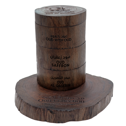 oud with oud, oud saffron, oud al qaserin- oud collection | taif al emarat